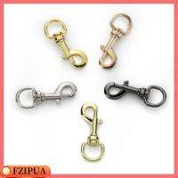 FZIPUA 4pcs มี5สี ตะขอสแนปโลหะ ที่หมุนได้ อุปกรณ์ฮาร์ดแวร์กระเป๋าเดินทาง หัวเข็มขัดลาก ที่มีคุณภาพสูง 6020มม. พวงกุญแจแบบห้อย สายหนังแท้