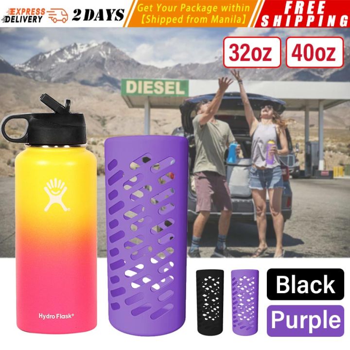 Slipproof Silicone Protective Sleeve Boot For Hydro-Flask Bottle