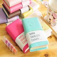 Smile Notebook Fitted Hard Copybook Color Diary Book Notepad Kawaii Stationery Gift Zakka Office Material School Supply Journal