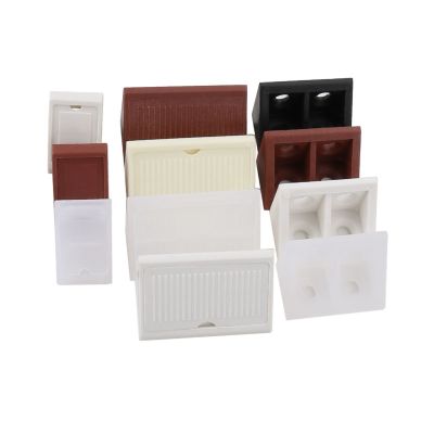 20PCS Plastic Corner Brackets Right Angle Fixed Wood Wardrobe Furniture White/Creamy-white/Black/Brown/Transparent
