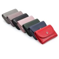 【CC】 New Womens Short Fashion Leather Small Wallet with Coin Money Credit Card Holder Purse