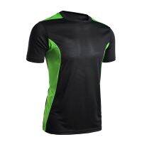 2022 Summer Men Soccer Jerseys Short Sleeve Gym Running T-Shirts Fitness Quick Dry Stretch Sport Top Tees Golf Clothes New