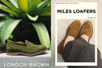 London Brown - MILES รองเท้าหนังกลับ loafers