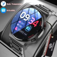 ♕✉۞ 2023 New E300 Smart Watch ECG PPG HRV PTT Blood Sugar Blood Pressure Oxygen Body Temperature Monitor IP68 Waterproof Smartwatch