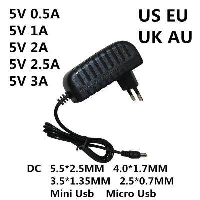 AC / DC Adapter DC 5V 0.5A 1A 2A 2.5A 3A AC 100-240V Converter Power Adaptor 5 V Volt 1000MA Power Supply Charger Mini Micro Usb Electrical Circuitry