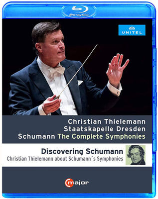 Complete works of Schumann Symphony 1-4 Taylor Mann Dresden National Orchestra (Blu ray BD25G)