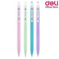 ปากกา Deli Q033 30 Ball point pen ปากกาลูกลื่น Xtream หมึกน้ำเงิน เส้น 0.7 mm ด้ามทึบสีพาสเทล (10ด้าม/แพ็ค)