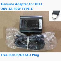 USB พิมพ์-C 20V 3A 60W อะแดปเตอร์ AC HA60NM200ของแท้สำหรับ DELL 5V 9V 15V 20V ชาร์จไฟพาวเวอร์ซัพพลายแล็ปท็อป3A