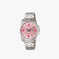 Casio นาฬิกาข้อมือผู้หญิง [ประกันร้าน] CASIO นาฬิกาข้อมือผู้หญิง รุ่น Standard Enticer Ladies Silver รุ่น LTP1314D-5A