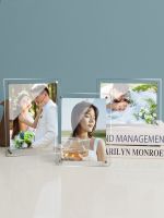 [Fast delivery]High-end Acrylic Crystal Photo Frame 6 Photo Frames 7 Inches Poster Frames Display Frames A4 Picture Frames Set Table 7 Simple Ornaments