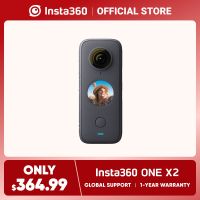 Insta360ระบบป้องกันภาพสั่นไหวกล้องแอคชั่นแคมเมรากันน้ำ X2หนึ่งหน้าจอสัมผัสการแก้ไข AI การสตรีมสด