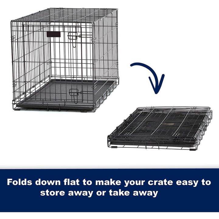 Dog Cage with Poop Tray Heavy Duty Pet Collapsible Foldable Lazada PH