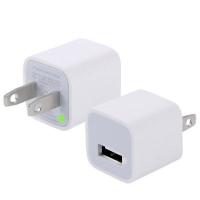 5V / 1A (ปลั๊ก US) อะแดปเตอร์ชาร์จในรถยนต์ USB สำหรับ iPhone, Galaxy, Huawei, Xiaomi, LG, HTC และโทรศัพท์อัจฉริยะอื่นๆอุปกรณ์แบบชาร์จไฟได้ (สีขาว) (มีในสต็อก)