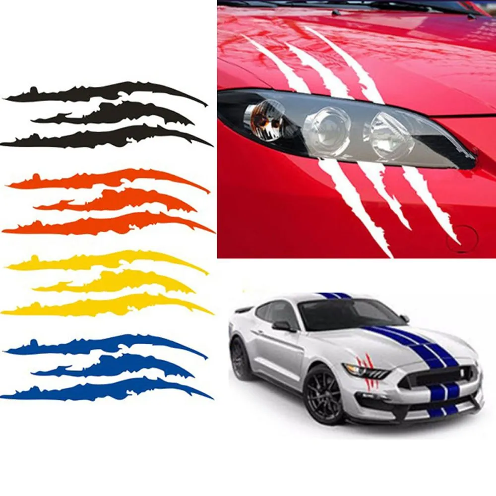 COOLCAR Universal Personalized Scratch Stripe Marks Car-Styling Car  Accessories Raptor Scratches Sticker Claw Scratch Car Sticker Auto Sticker  Claw Marks Car Sticker Hood Light Decorative Stickers Lazada PH