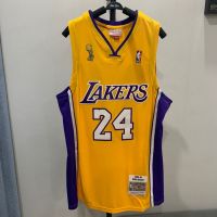 Classic Hot Sale Kobe No. 24 08-09 Championship Season Championship Logo Embroidered Jersey MN Lakers Kobe Bryant Basketball Uniform Real Shot 293477