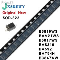 100PCS SMD Schottky Barrier Diode B5819WS SL BAV21WS T3 B5817WS SJ BAS316 BA592 BAT54H BC847AW 20V 30V 40V Electronic SOD-323