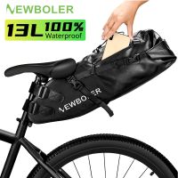 【hot】۞  NEWBOLER Saddle Reflective Large Capacity Tail Rear Cycling MTB Pannier