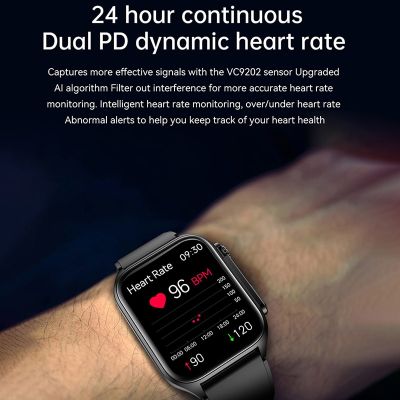 เลือดพูดคุยบลูทูธ Smartwatch ผู้ชายระดับน้ำตาลในเลือด ECG + PPG การวัดความดันโลหิต IP67กันน้ำ Smartwatch Olahraga 2023