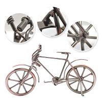 2 Pcs R Bicycle Model Iron Art Bicycle Model Metal Bike Home Desktop Decoration Ornaments