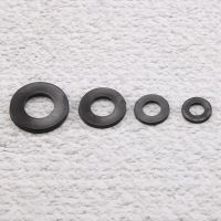 480 Pcs Nylon Flat Round Washers Gaskets Spacers Assortment Set for Screw Bolt(Black)