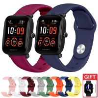 สายนาฬิกา 20mm Strap for Xiaomi Huami Amazfit Bip U Pro GTS 3 Bip S GTS 2 Mini GTR 42mm, Silicone Smartwatch Strap Band Accessories, for Galaxy Watch 3 41mm Active, for Huawei Watch GT 2, for Garmin Vivoactive 3, Forefunner 645