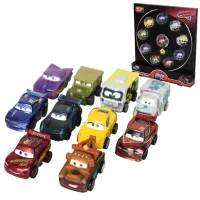 ต้นฉบับดิสนีย์พิกซาร์รถยนต์3มินิโลหะ D Iecasts 10ชิ้นของเล่นยานพาหนะ Lightning McQueen พายุแจ็คสันของเล่นสำหรับเด็ก FLG72