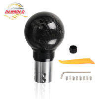 liangdao【ready stock】Automatic Shift Knob Compatible With Lock/Button Automatic Transmission Universal Carbon Pattern Gear Shift Head【low price】