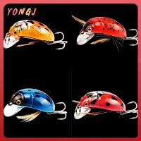 YONGJ 3.8CM/4.1G Fishing Tackle Wobblers ช้อนสปินเนอร์ เหยื่อว่ายน้ำ Wobbler เหยื่อตกปลา Treble Hook