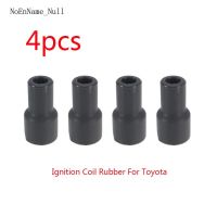 4Pcs Durable Car Ignition Coil Cap Spark Plugs Cap Tip Cover Replacement Rubber 90919 11009 E8BC