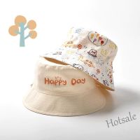 【hot sale】∏☼ C05 Baby Bucket Hat Double-sided Wearable Thin Super Cute Pure Cotton High Quality Fishermans Hat Childrens Sun Visor Hat