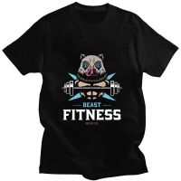 Men Clothing Demon Slayer Beast Fitness ibira Inosuke Classic Fun Anime Print Tshirt Summer Men Women Loose Casual Camisetas XS-6XL