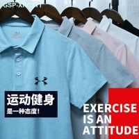 Under Armour Summer Training Quick-Drying American UA; Male And Female Private Coach Lapel POLO Shirts With Short Sleeves Outdoor Sports T-Shirt