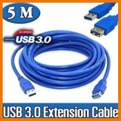 HOT!!ลดราคา สายต่อยาว สายพ่วง USB 3.0 Extention cable AM AF(ผู้-เมีย) ยาว 5 เมตร ##ที่ชาร์จ แท็บเล็ต ไร้สาย เสียง หูฟัง เคส Airpodss ลำโพง Wireless Bluetooth โทรศัพท์ USB ปลั๊ก เมาท์ HDMI สายคอมพิวเตอร์