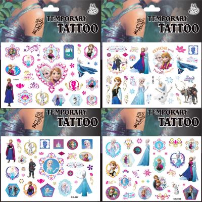 hot【DT】 Frozen Stickers Childrens Birthday Decoration Cartoon Sticker Kids Gifts