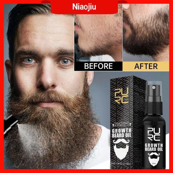 NIAOJIU Beard Liquid Beard Growth Oil Thickener Beard Grooming Beard ...