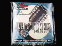 【✠】 NXFDSIOZ A2012 12สายกีตาร์อะคูสติกสแตนเลสทองแดงเคลือบแผล1st-12th Strings จัดส่งฟรี