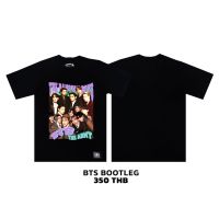 OO เสื้อยืดสกรีน Bootleg andBangtan cotton comb100% BAD COMPANY