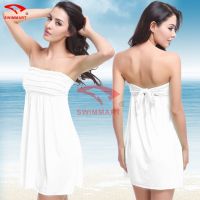 [ฟรี Shipg] การค้าต่างประเทศ Victoria Beach Skirt Al Tube Dress 11สี Y Sweet Seaside Holiday Skirt Beach Skirt gift