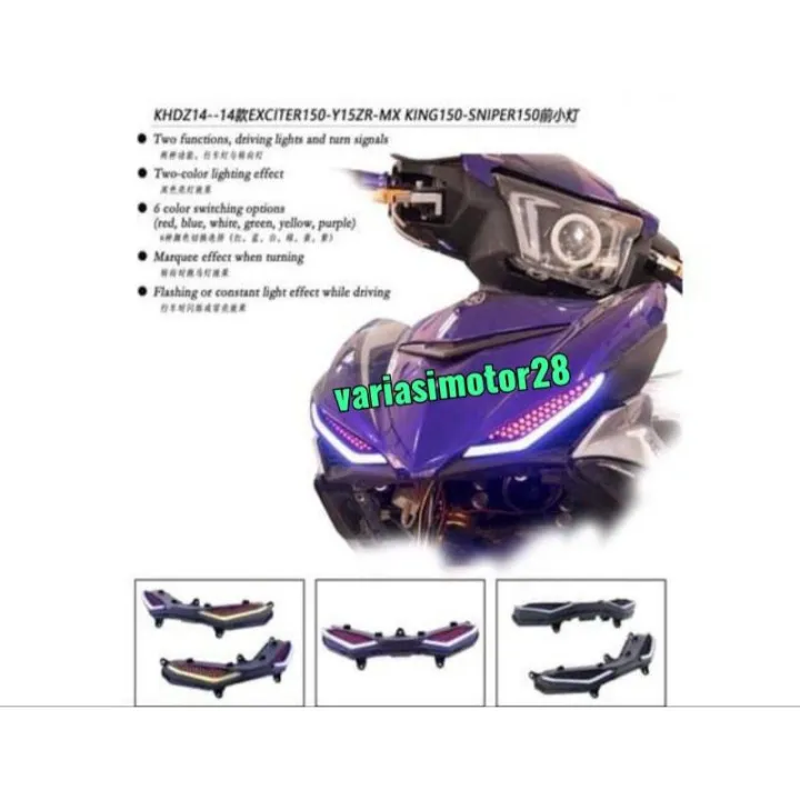 LAMPU ALIS DEPAN MX KING LED / MATA GABAN MX KING Lazada Indonesia