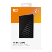 เอ็กซ์เทอร์นัลฮาร์ดดิสก์ WD My Passport 2TB ดำ