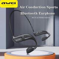 Awei A889 pro Air Conduction Wireless Headphones Sport Earphone Fone Bluetooth Earbuds For Running Handsfree Headset With Mic Power Points  Switches S