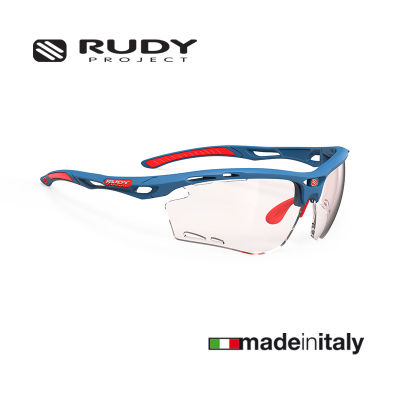 แว่นใส่วิ่ง Rudy Project Propulse Pacific Blue / ImpactX Photochromic 2 Red แว่นกันแดดเลนส์ปรับสีอัตโนมัติ แว่นสปอร์ต แว่นกีฬาติดคลิปสายตาได้ แว่นออกกำลังกาย