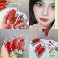 Harper ลิปสติกเนื้อแมทกำมะหยี่ ติดทนนาน ลิปกลอส เบา ดีไซน์สวย Lip stain