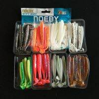 Noeby เหยื่อเทียมพายท้ายแบบนิ่ม9ซม. 4ก. จำนวน48ชิ้นเหยื่อตกปลาวูฟเเลอร์เบสเหยื่อล่อสำหรับตกปลาซิลิโคนวูฟเเลอร์