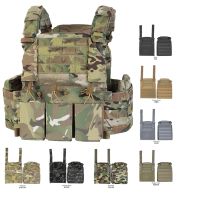 【hot】✳  Pew Molle Thorax D3CRM Plate Carrier Front Bag Rear Airsoft Chest Rig