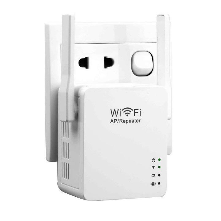 wifi-repeater-2antenna-ตัวกระจายสัญญาณให้แรงชัดเจน-แบบมีสองเสารับสัญญาณ