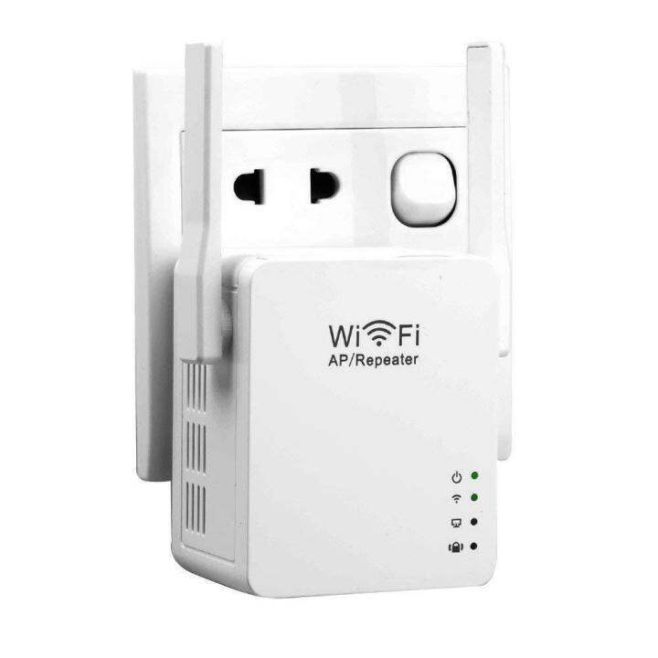 wifi-repeater-2antenna-ตัวกระจายสัญญาณให้แรงชัดเจน-แบบมีสองเสารับสัญญาณ