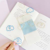 Paper Clips Papeleria Paperclips Sky Blue Cloud Modeling Paper Clip Colorful Cute Paper Clip Planner Decoration Paper Clip Metal