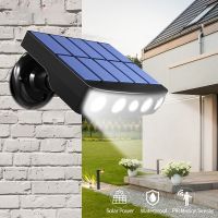 ❁♘ Powerful Solar Powered Led Wall Light Outdoor Motion Sensor Waterproof IP65 Lighting for Garden Path Garage Yard Street Lamps