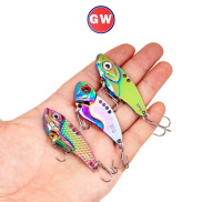 1Pcs Metal Jig 5g 7g 10g 15g 20g Fishing Spoons Lures Metal Colorful VIB